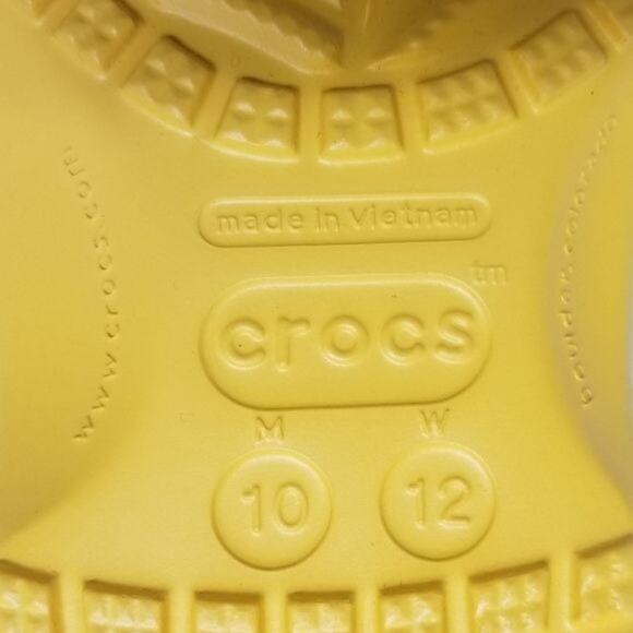 NWT Crocs Clogs Men's Size 10 Women's Size 12 Classic Neo Puff Yellow Unisex - Picture 15 of 16